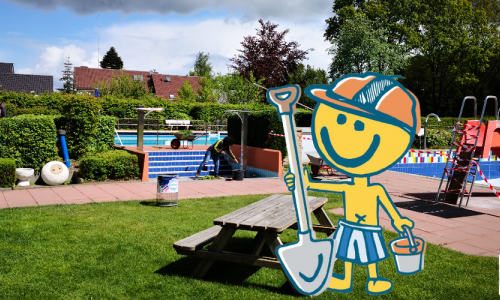 Arbeitseinsatz im Freibad